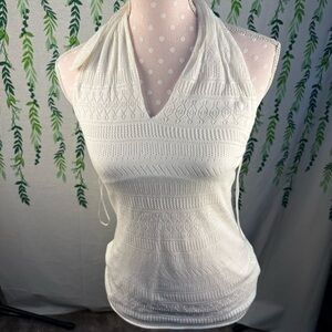 Ralph Lauren White Halter Top B5